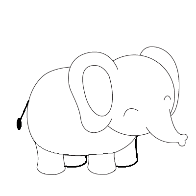 Dibujar elefante - Vuélvete loco con la belleza visual de este increíble dibujo de un elefante, los detalles que lo rodean junto con los colores que lo adornan hacen que sea una verdadera obra de arte para disfrutar y admirar.