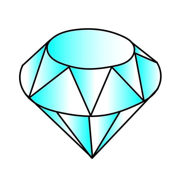Dibujos de Diamante - Cómo dibujar Diamante paso a paso