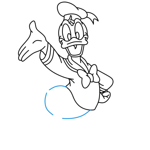 Cómo dibujar al Pato Donald en 1 minuto, Aprende en 1 minuto a dibujar al Pato  Donald 👨‍🎨👩‍🎨