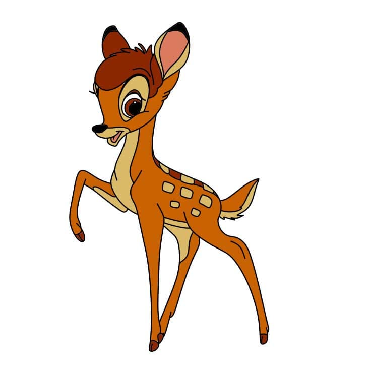 dibujos de Como-dibujar-Bambi-Paso-8-5