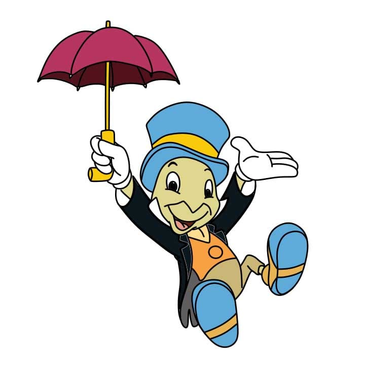 dibujos de Como-dibujar-Jiminy-Cricket-Paso-11-2