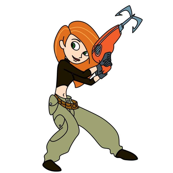 Dibujos De Como Dibujar A Kim Possible Paso