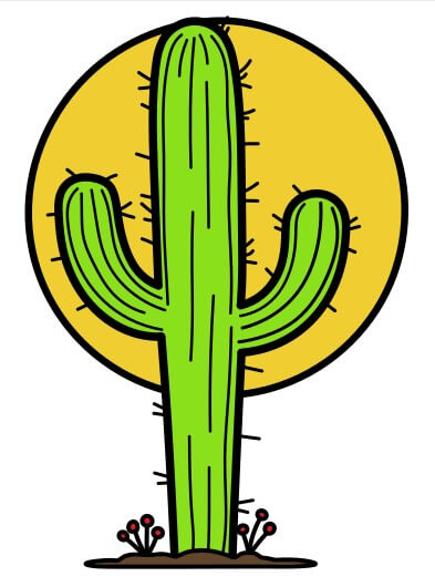 dibujos de 10-Cactus-1