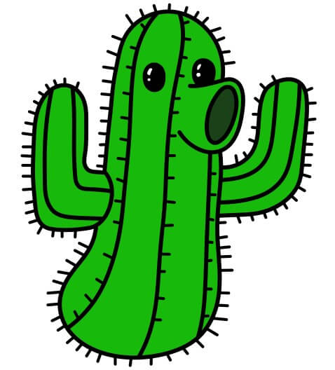 dibujos de 9-Cactus-5