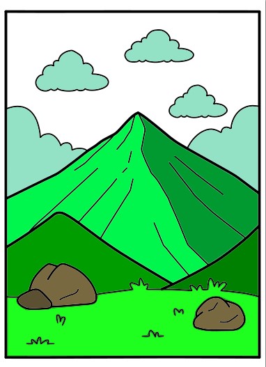 dibujos de Mountain-4-7