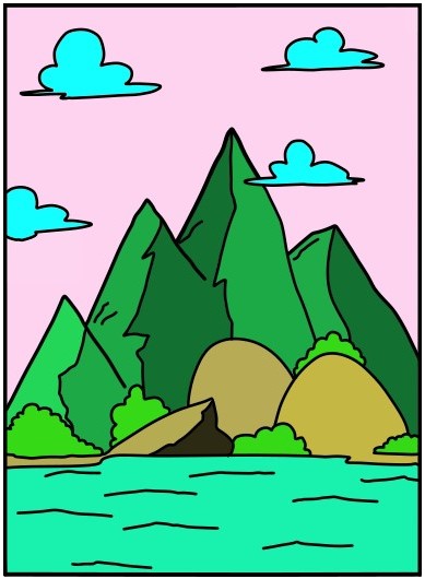 dibujos de Mountain-6-8