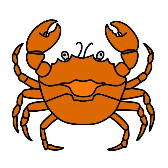 dibujos de Crab-6-8