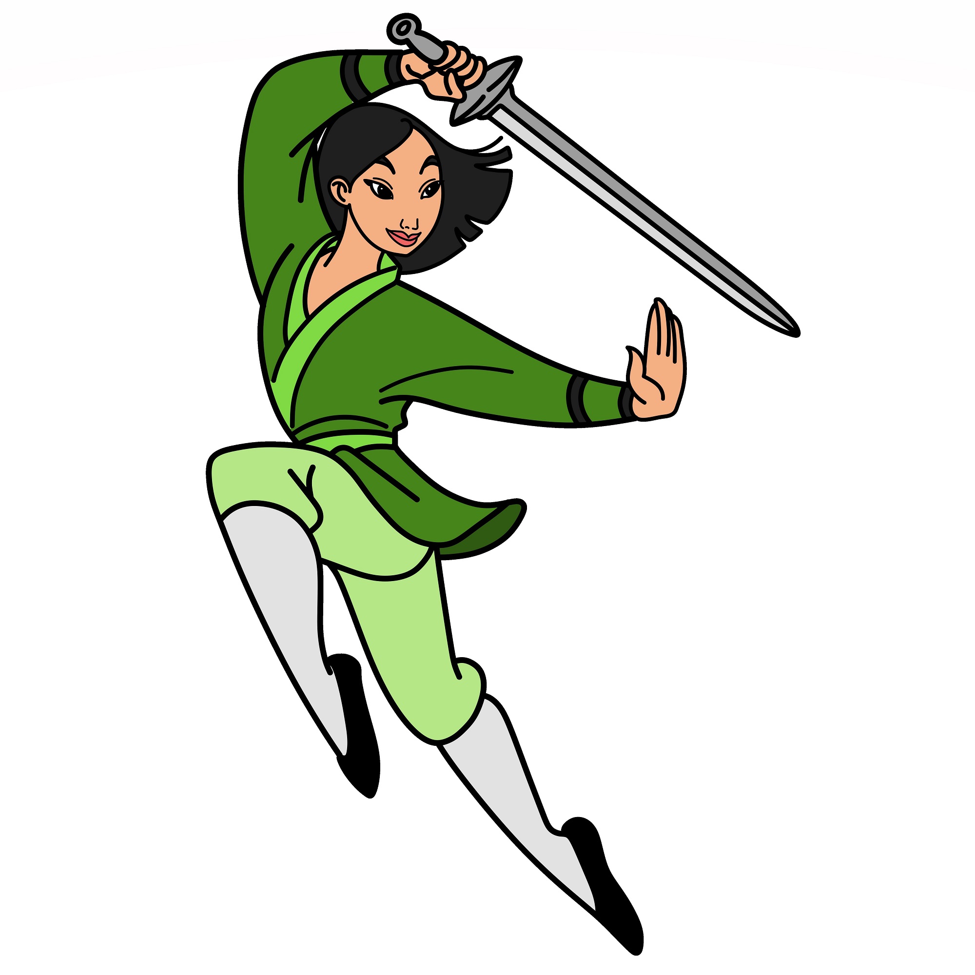 dibujos de Mulan (13)