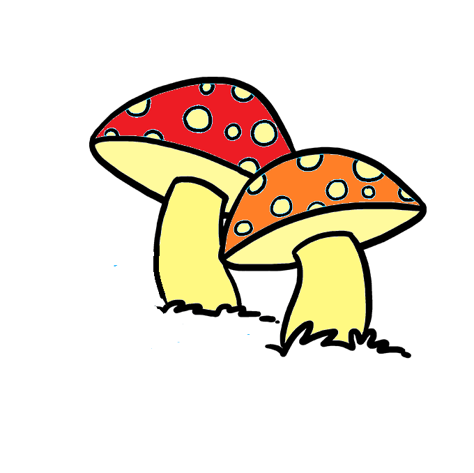 dibujos de Mushroom-1-8