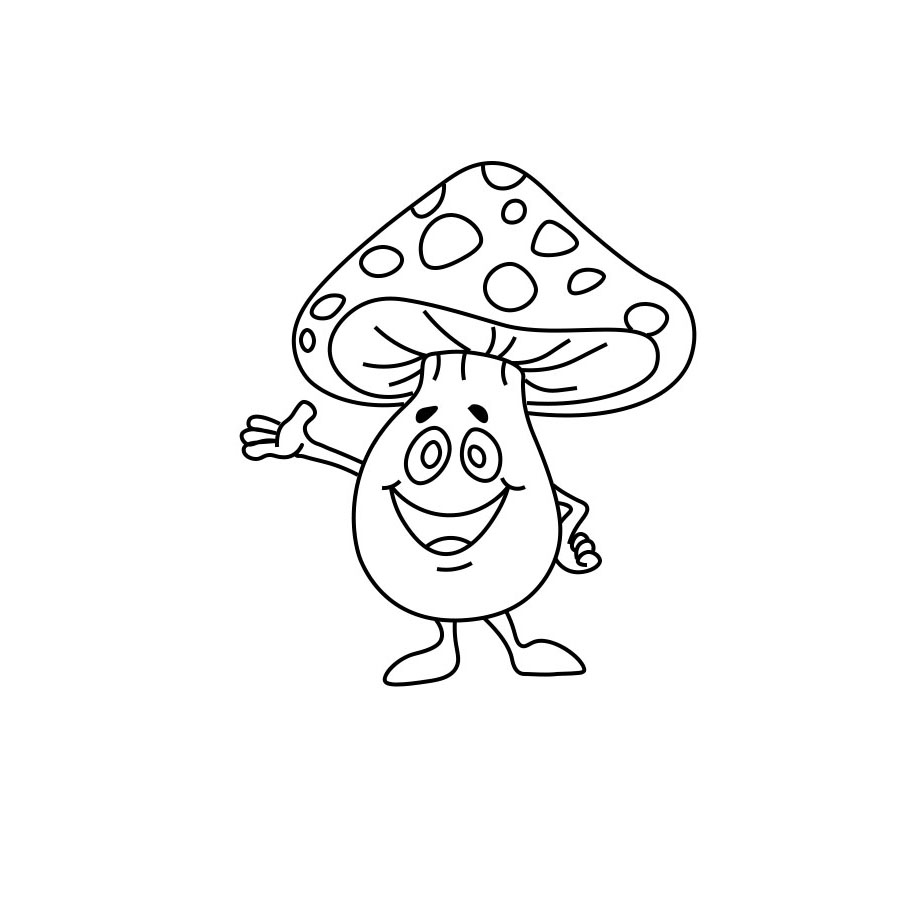 dibujos de Mushroom-4-5