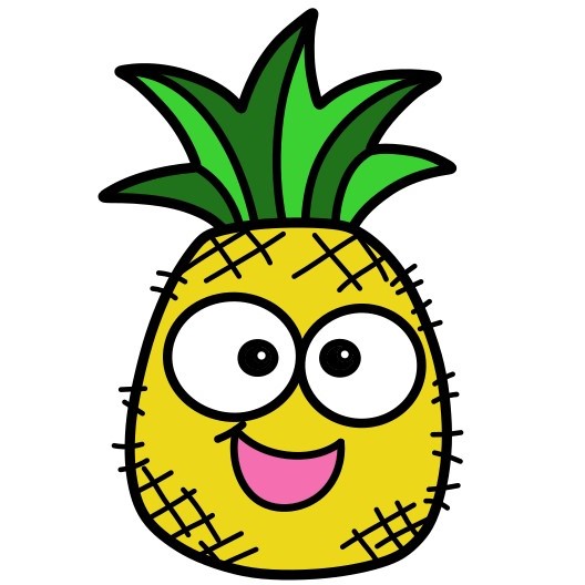 dibujos de Pineapple-1-5