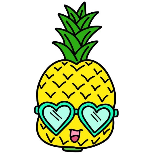 dibujos de Pineapple-4-8