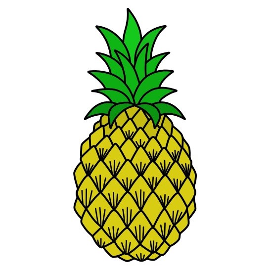 dibujos de Pineapple-6-5