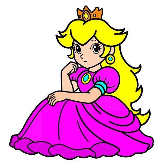 dibujos de Princess-Peach-2-11