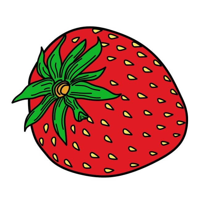 dibujos de Strawberry-1-6