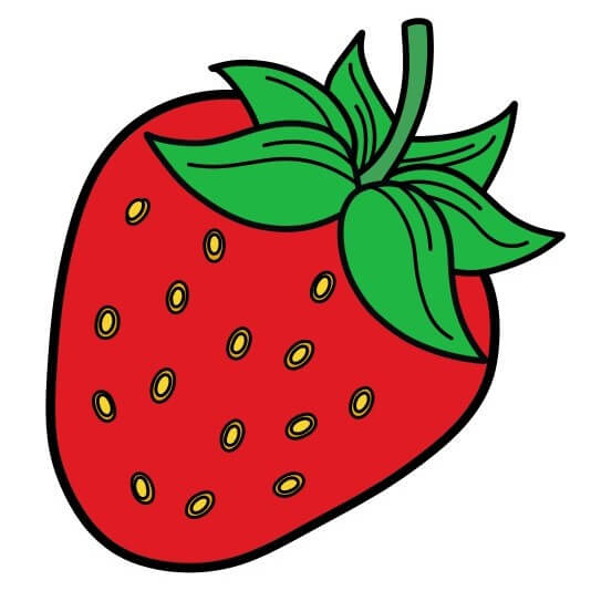 dibujos de Strawberry-3-6