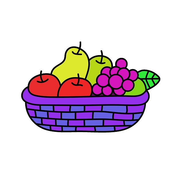 dibujos de Fruit basket 5 (6)