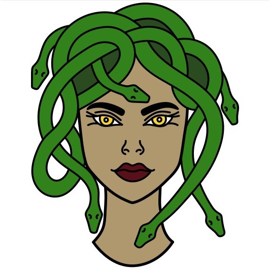 dibujos de Medusa (Mitología)