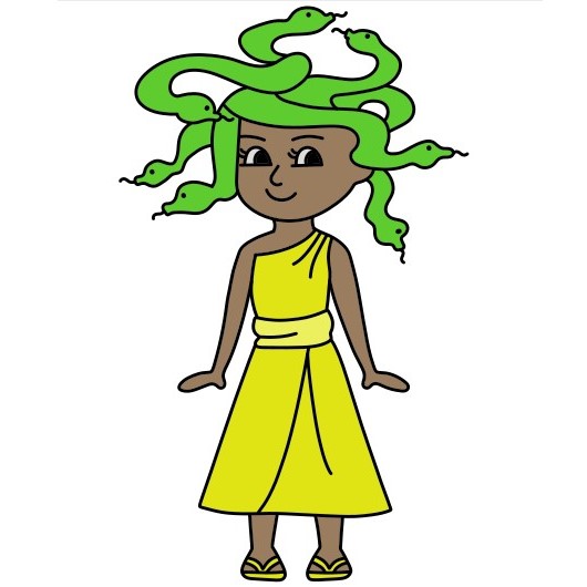 dibujos de Medusa 6 (13)