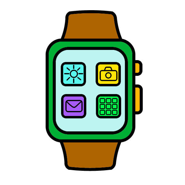 dibujos de Reloj de Pulsera 4-9