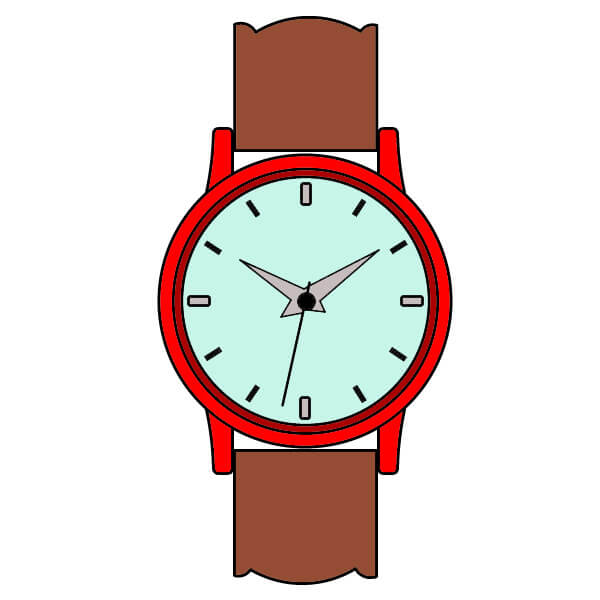 dibujos de Reloj de Pulsera 5-8