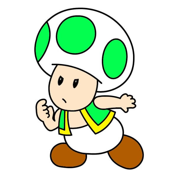dibujos de Toad Mario