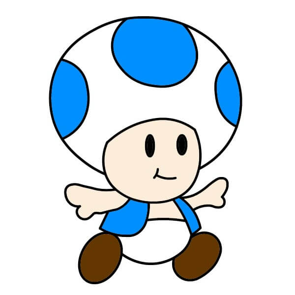 dibujos de Toad Mario 5-12