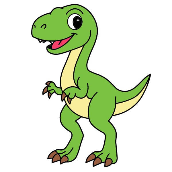 dibujos de Velociraptor 3-12