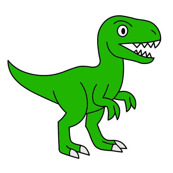 dibujos de Velociraptor 4-11