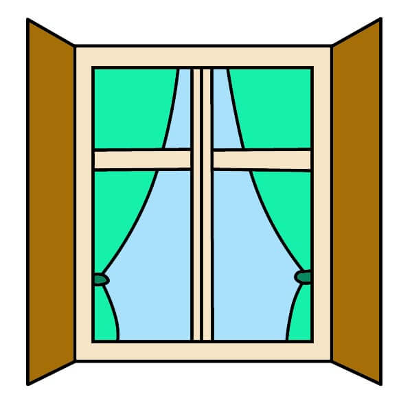 dibujos de Ventana 3-8