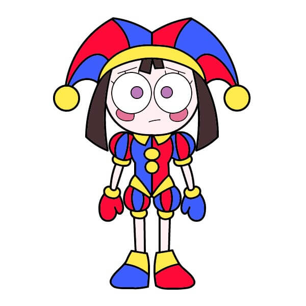 dibujos de Pomni Circo Digital 12