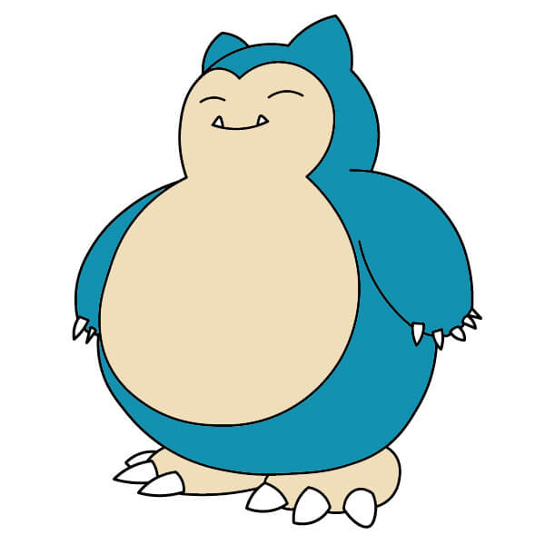 dibujos de Snorlax 5-9
