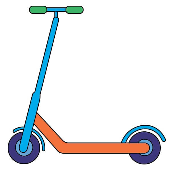dibujos de Scooter 6-8