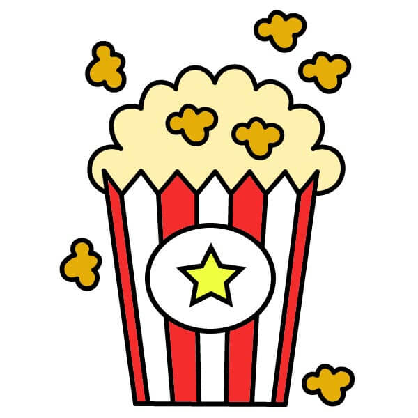 dibujos de Palomitas