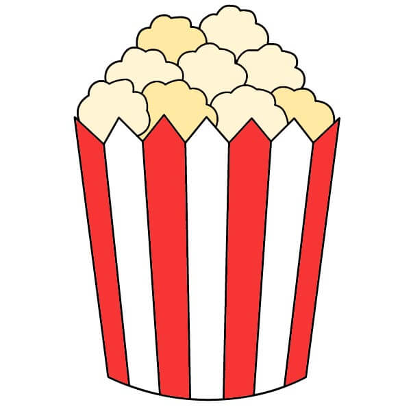 dibujos de Palomitas 3-6