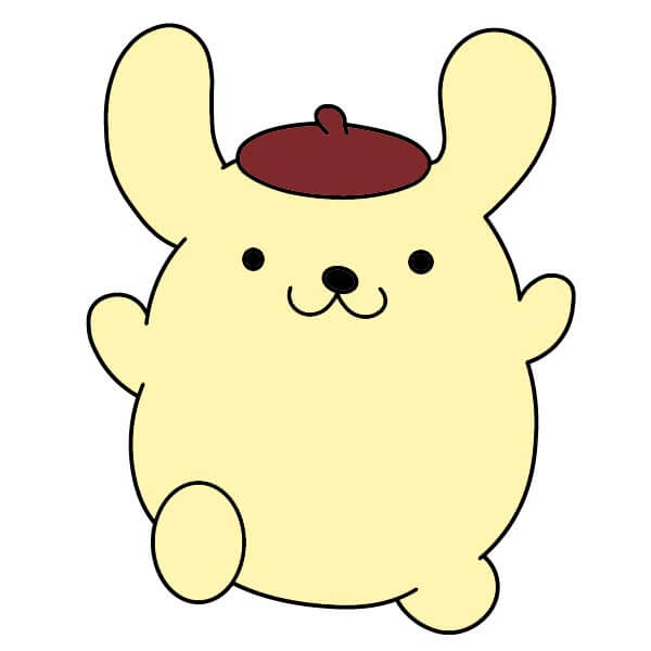 dibujos de Pompompurin 3-9