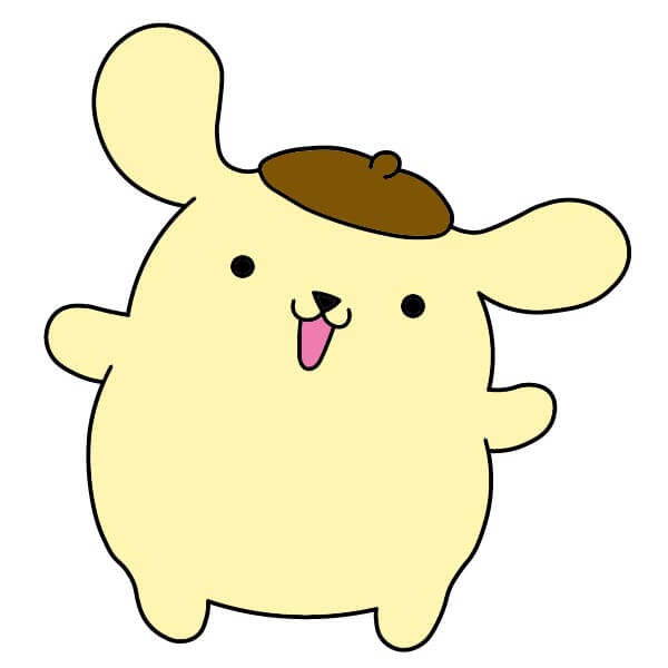 dibujos de Pompompurin 5-8