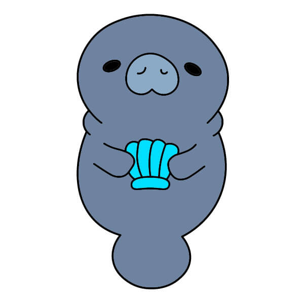 dibujos de Manatí 3-9