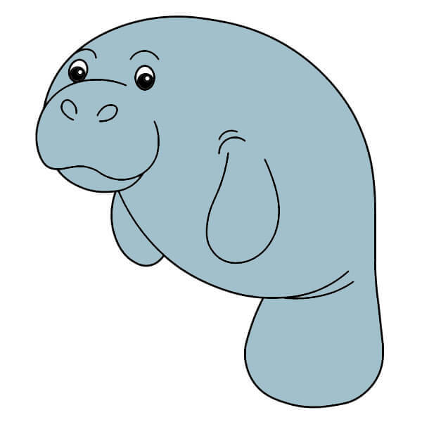 dibujos de Manatí 4-8