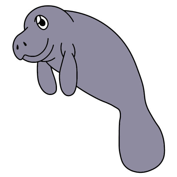 dibujos de Manatí 5-8