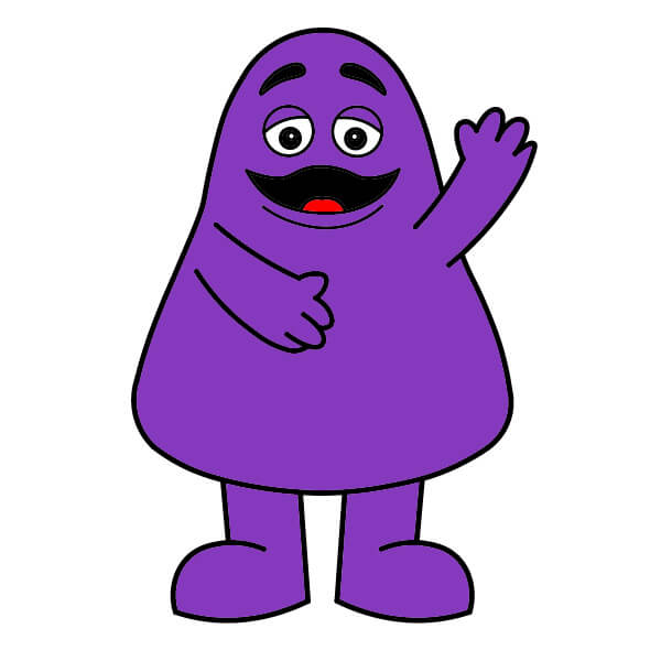 dibujos de Grimace 3-8