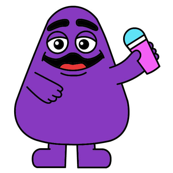 dibujos de Grimace 5-9