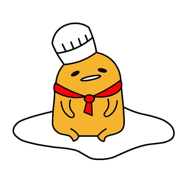 dibujos de Gudetama 6-8
