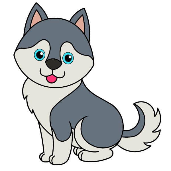 dibujos de Husky 2-14