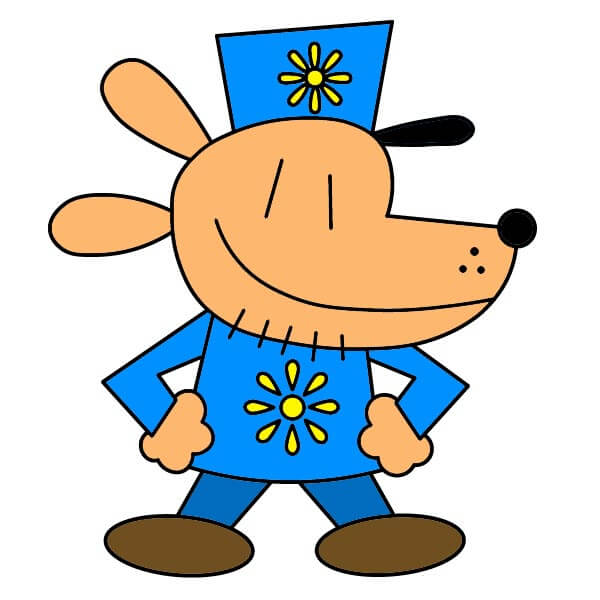 dibujos de Dog Man 4-12
