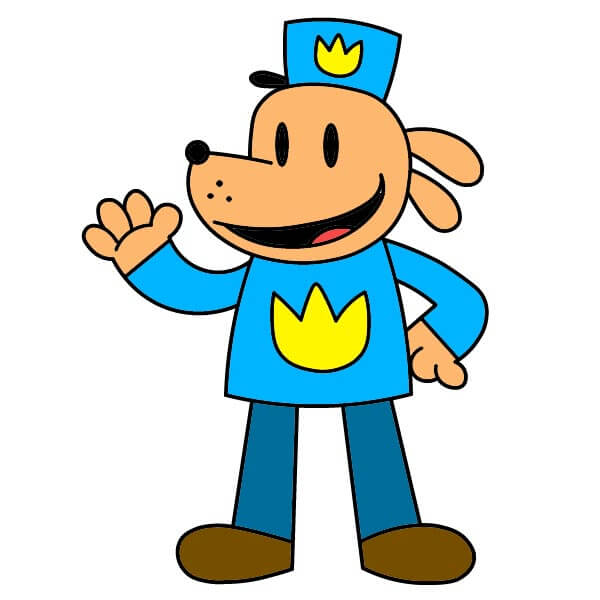 dibujos de Dog Man 6-12
