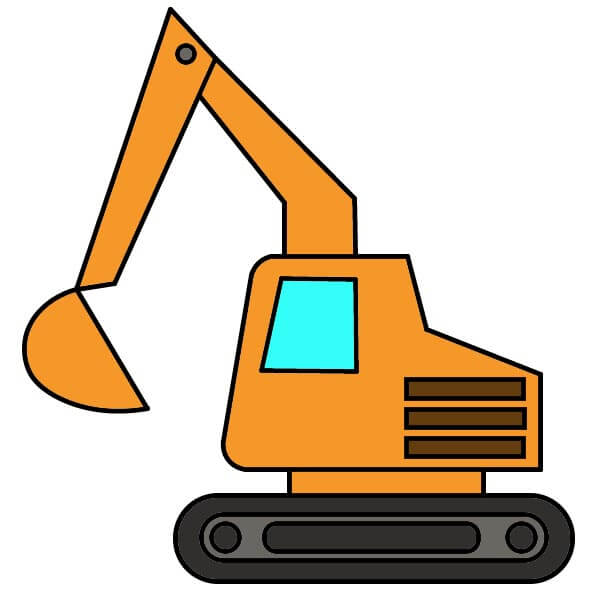 dibujos de Excavadora 6-11