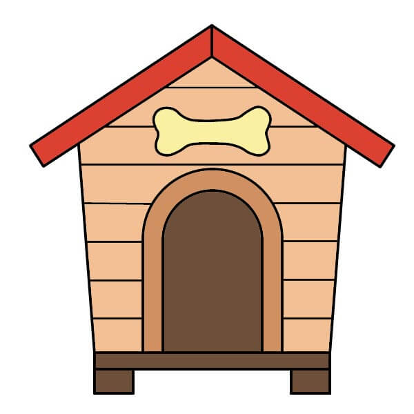 dibujos de Caseta para perros 2-8