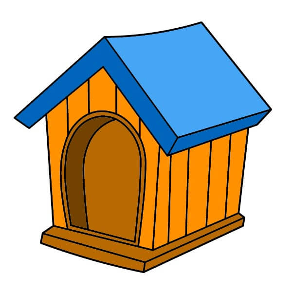 dibujos de Caseta para perros 6-8