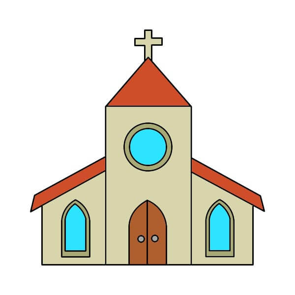 dibujos de Iglesia 3-9